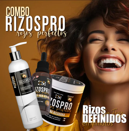 Pack Rizos Pro™ – Shampoo + Sérum + Crema Rizadora