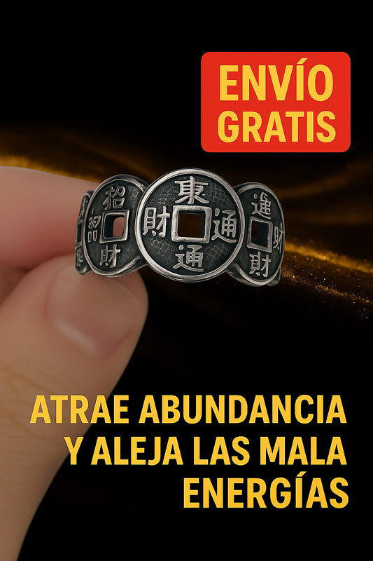 Anillo de la Fortuna de los 5 Emperadores – Tu imán de riqueza y energía positiva