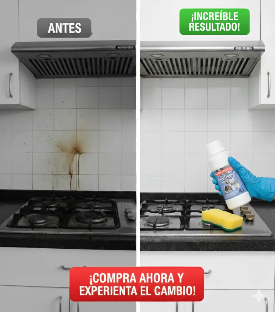 Polvo removedor de grasa multiuso