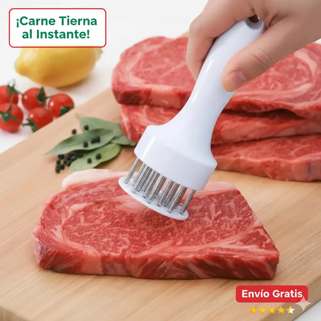 Consigue Carnes Tiernas y Jugosas Siempre con el ablandador AsadorMaestro™