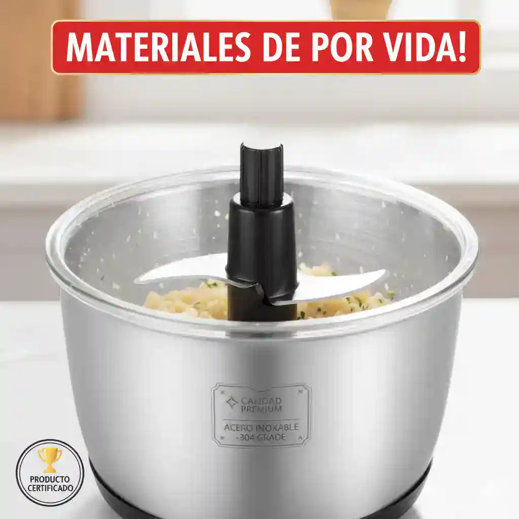 ¡Chao a la picada a mano! Descubra el Secreto de una Cocina Rápida y Fácil.