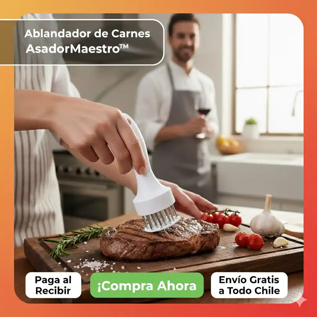 Consigue Carnes Tiernas y Jugosas Siempre con el ablandador AsadorMaestro™