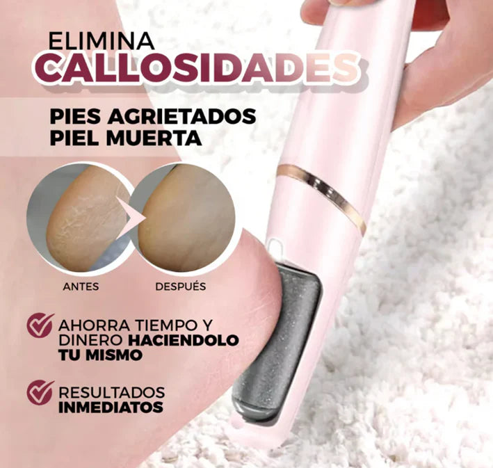 ¡Elimina Callos al Instante con Nuestra Lima Eléctrica Recargable para Pies!