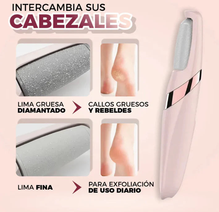 ¡Elimina Callos al Instante con Nuestra Lima Eléctrica Recargable para Pies!