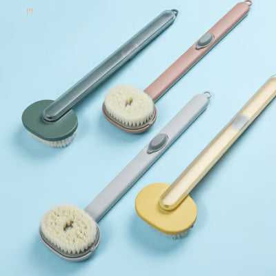 ¡Tu ducha nunca será igual! Cepillo de baño con mango largo para una limpieza profunda y cómoda