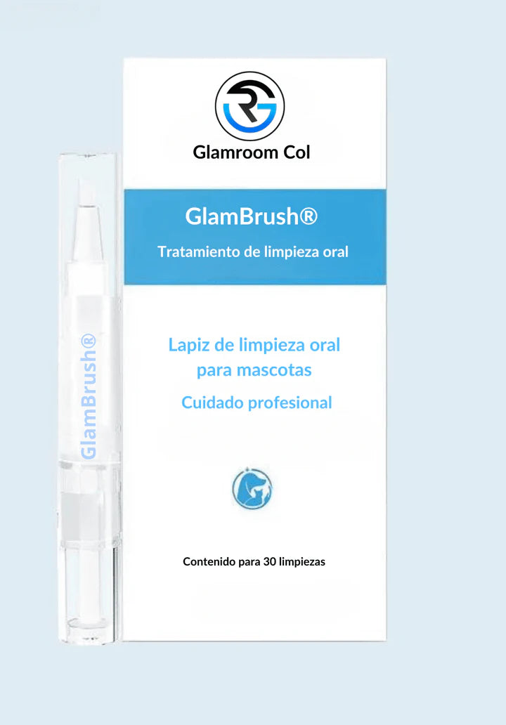 GlamBrush Limpiador Dental para Mascotas: Sonrisa Saludable, Mascota Feliz