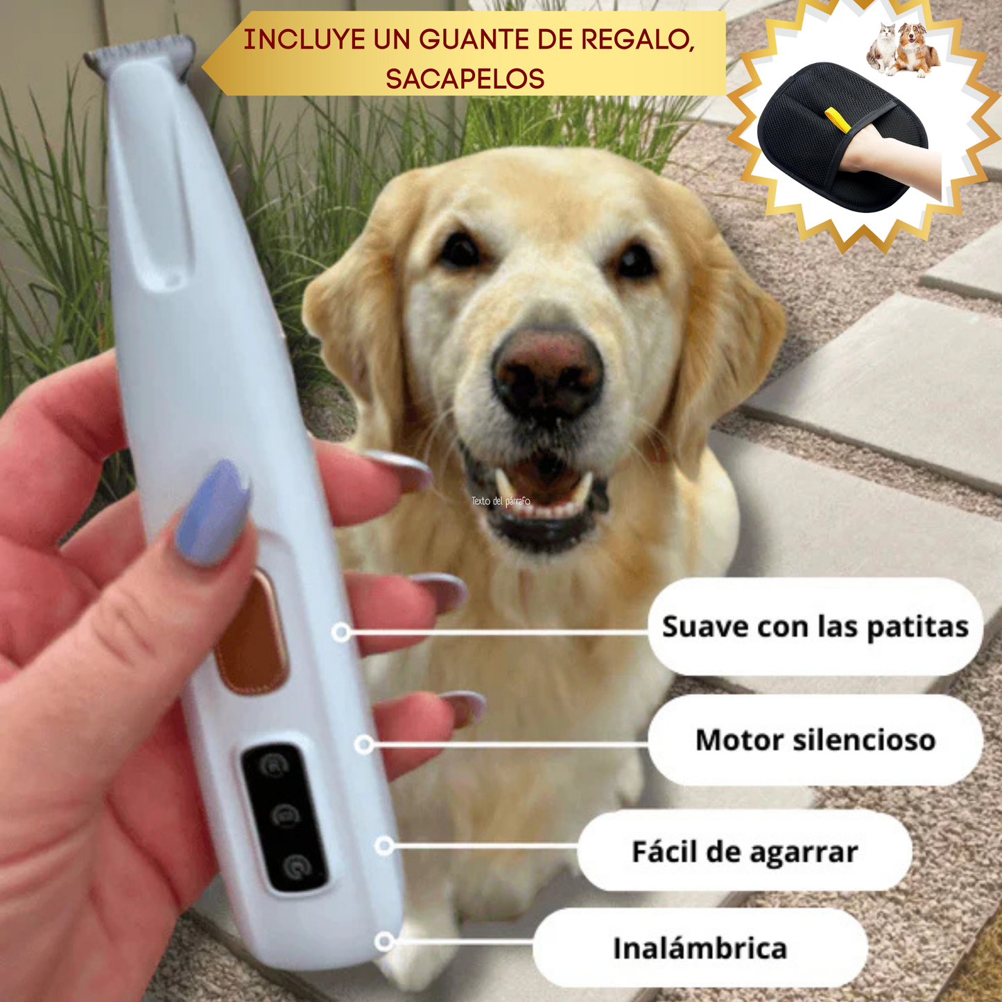 Recortadora Imperial Pro® — Patitas limpias y seguras, sin estrés