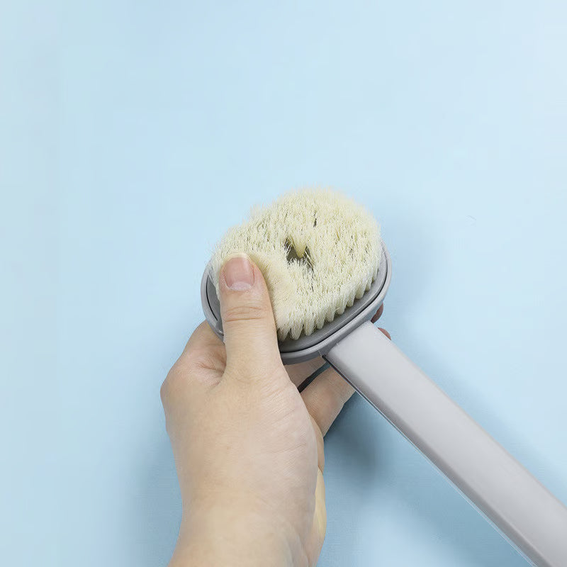 ¡Tu ducha nunca será igual! Cepillo de baño con mango largo para una limpieza profunda y cómoda