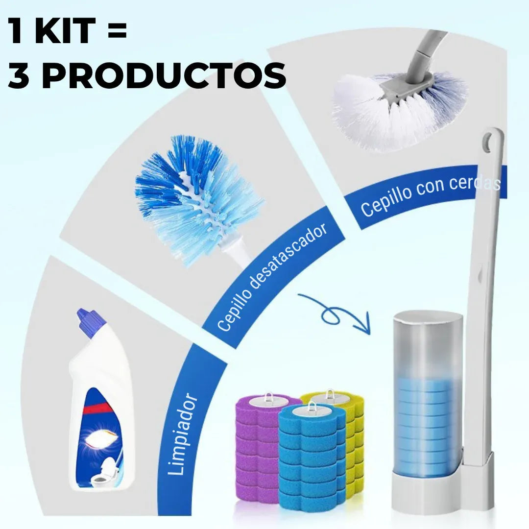 Kit de limpieza para Sanitario: Mantén tu baño más limpio, fresco y presentable