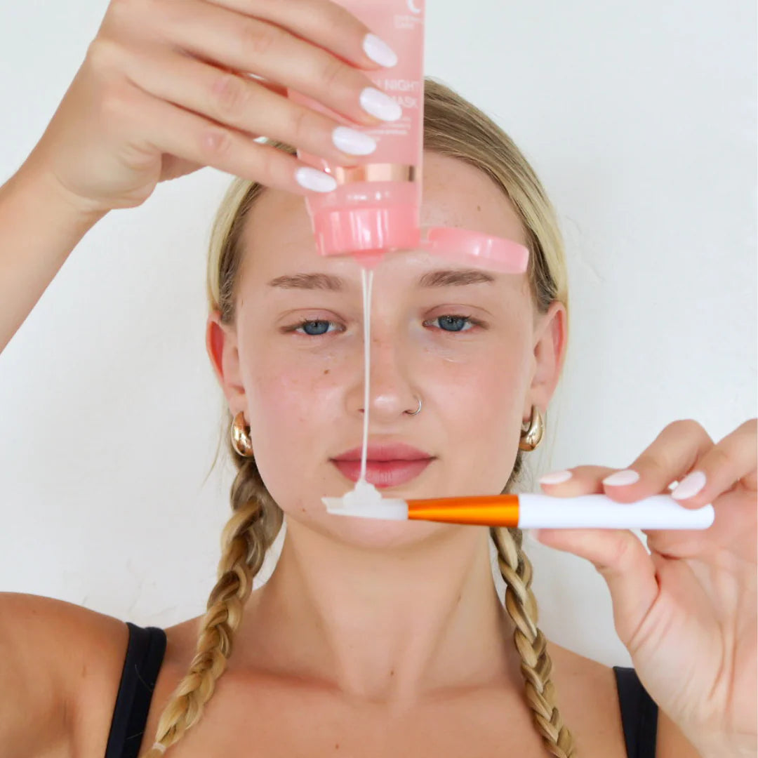 🌙 Mascarilla Nocturna de Colágeno ✨ Despierta con Piel Firme y Radiante 💖 🔥 Promo 2x1 por Tiempo Limitado