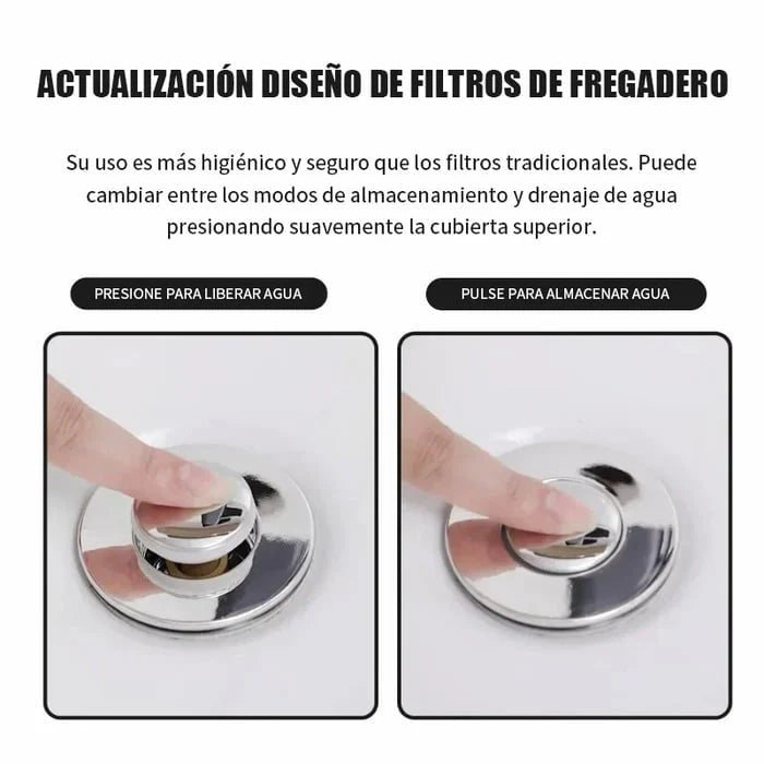 Tapón Filtro de Drenaje para Baño 🧼 + Envío Gratis
