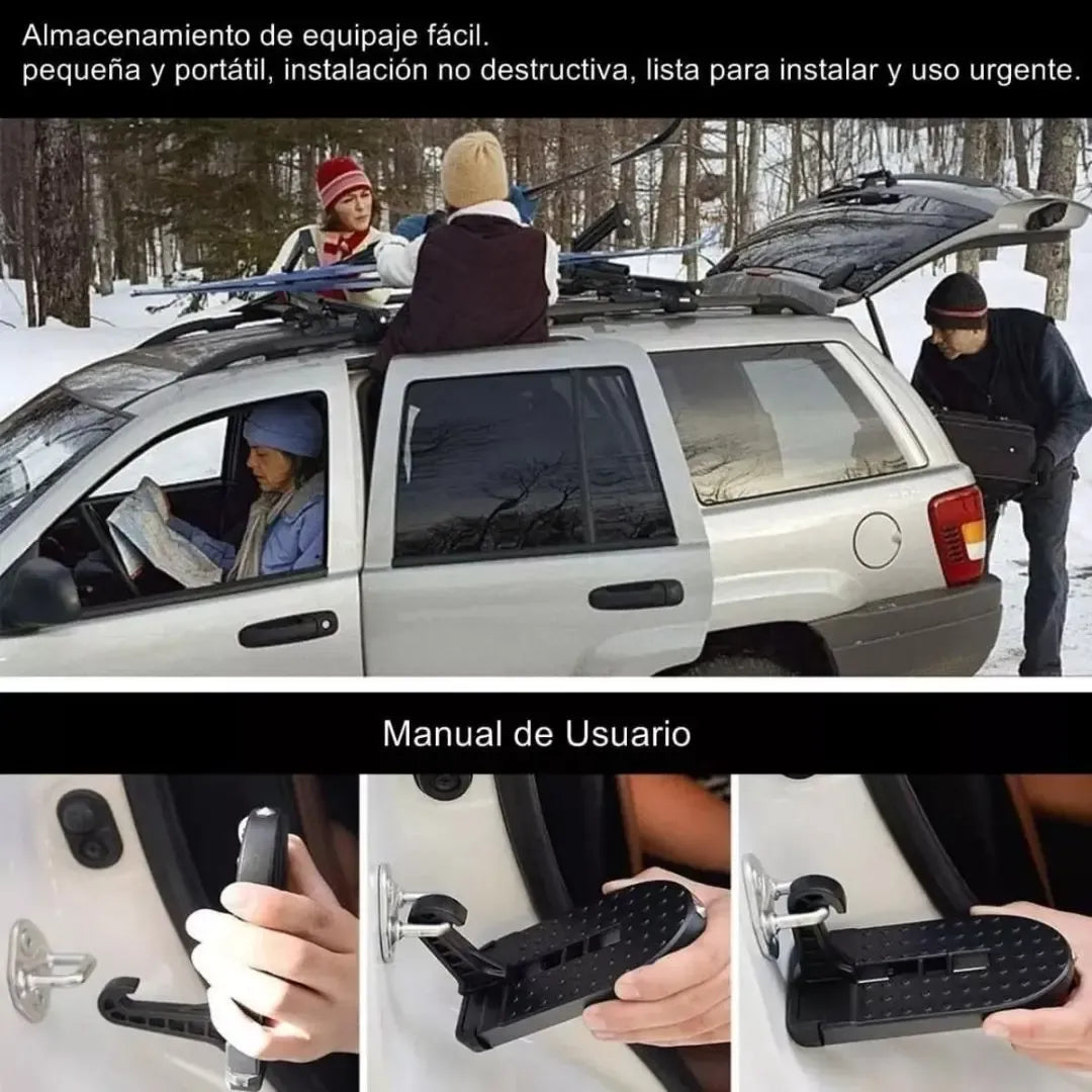 🚗🔥 AUTOSTEP PRO™ Escalón Plegable para Puerta de Automóvil 🎉 50% OFF | Solo por Tiempo Limitado