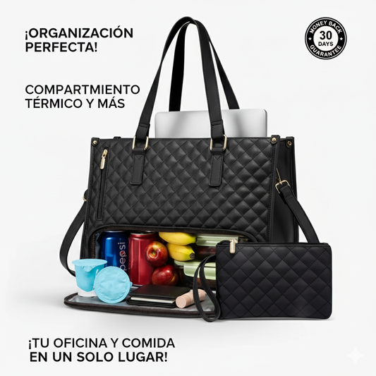 Bolso Ágata™ La Cartera Acolchada que Esconde una Lonchera Profesional