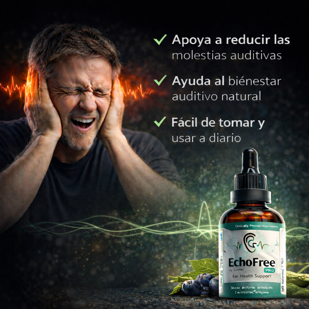 🔥 OFERTA EXCLUSIVA  40% OFF – Echo Free recupera tu audición y ayuda a eliminar el zumbido con ingredientes naturales 🌿👂