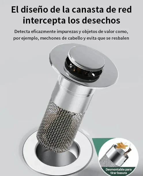 Tapón Filtro de Drenaje para Baño 🧼 + Envío Gratis