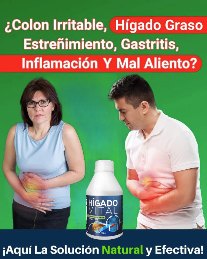 HÍGADO VITAL® 500ml - Limpia, Renueva y Optimiza Tu Sistema Digestivo