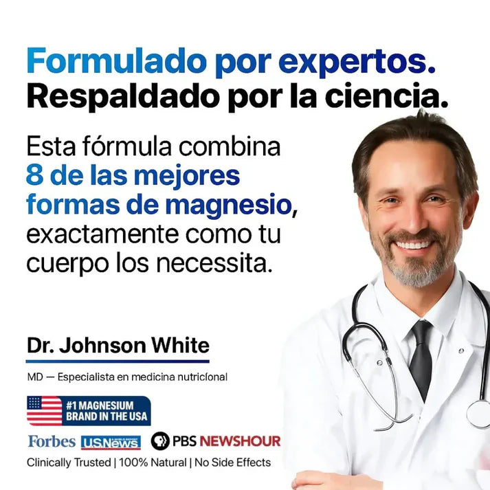 El Descanso que Mereces: Recupera tu Energía y Duerme Profundamente con Magnesio Complex ™ | Complejo 8 en 1